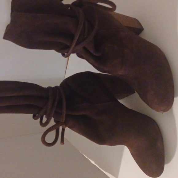 Ecote' Brown Suede Bootie - Picture 5 of 7